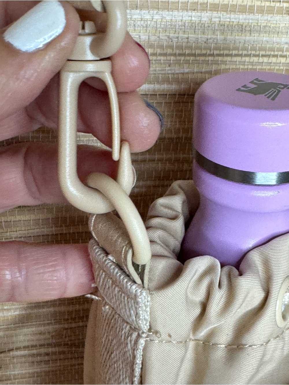 BEIS Water Bottle Sling Beige - Picture 11 of 16
